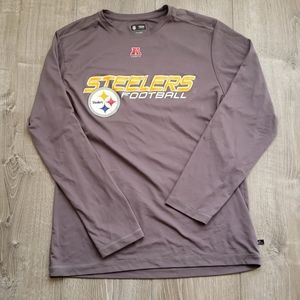 Grey NFL Steelers Dry Fit